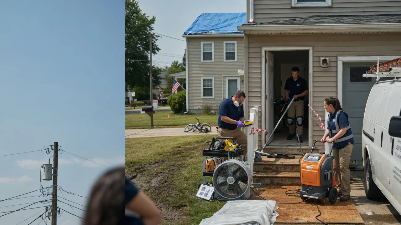 Water Damage Repair in Exchange, WV near me